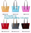 PVC Shopping Bag Security Work Tote Shoulder Bag Womens Handbag, pvc transparent women summer handbag, tote shopper bags