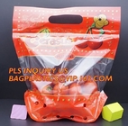 Fruits packaging bag/Grapes plastic bag with Zip lockkk, Air Holes Zip Handle Plastic Bags, bag with vent holes for Grape a