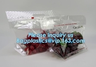 frosted reclosable zipper plastic bags with slider Zip lockkk, round bottom slider grape bag/table grape bag used in graper