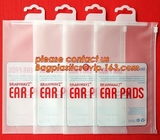 PVC customized hanger zipper bag/rigid handle zipper bag/hook handle polybag,Hanger Hook PVC Plastic Bag For Clothes