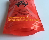 Biohazard Waste Garbage Bag, hazardous waste yellow plastic bag asbestos garbage bag, biohazard zipper bag, bagease, pac