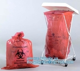 Biohazard clinical waste bag, Biodegradable Medical Waste biohazard Bag, Biohazard 60Liter Industrial trash Bag, bagease