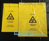 yellow/red/black biohazard autoclave bag/biohazard autoclavable bin liner, biohazard plastic bags,biohazard waste bag,me