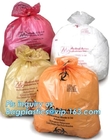Clinical Waste Bags (Yellow), Heavy Duty Sacks , 17in x 25in (x25), Popular PE/PP biohazard eco bag,garbage bag,plastic