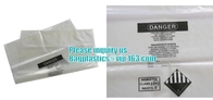 Asbestos Trash Bags, Extra Large Heavy Duty Clear Asbestos Garbage Removal Construction Waste Bags, bagplastics, bagease