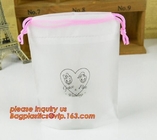 Cotton String Biodegradable Laundry Bags Custom Drawstring  Logo Printed