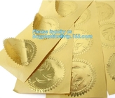 Foil Sticker Gold Self Adhesive Foil Vinyl Sticker Gold Foil Stamp