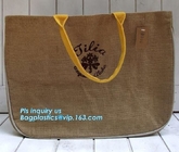 Reusable Jute Shopping Bag With Logo Wholesale,Wholesale tote plain shopping jute bag,eco friendly small standard size f