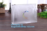 Frosted Makeup Cosmetic Bag Clothing Packaging Slider Packaging With Zip lockkk
