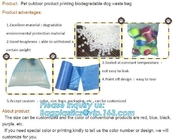 Waste Poop Bag Eco Friendly Dog Products , Bone Shape Dog Poop Waste Garbage Bag
