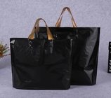 Rope shopping die cut handle tote bag plastic bag soft loop handle bag,Bottom Gusset Soft Loop Handle Food Plastic Bag w