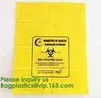 Les sacs autoclavables de polypropylène, Biohazard en plastique met en sac le retrait et l'enterrement