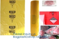 Yellow Autoclavable Biohazard Bags Hazardous Waste Asbestos Garbage Large Storage